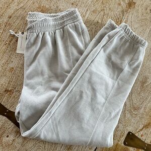 Anthropologie Light Gray Sweatpants